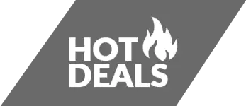 Hot Deals and flame tagline.